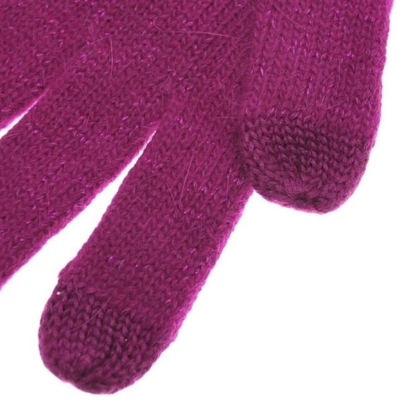 Coach Ocelot Touch Glove in Cranberry - Picture 5 of 8